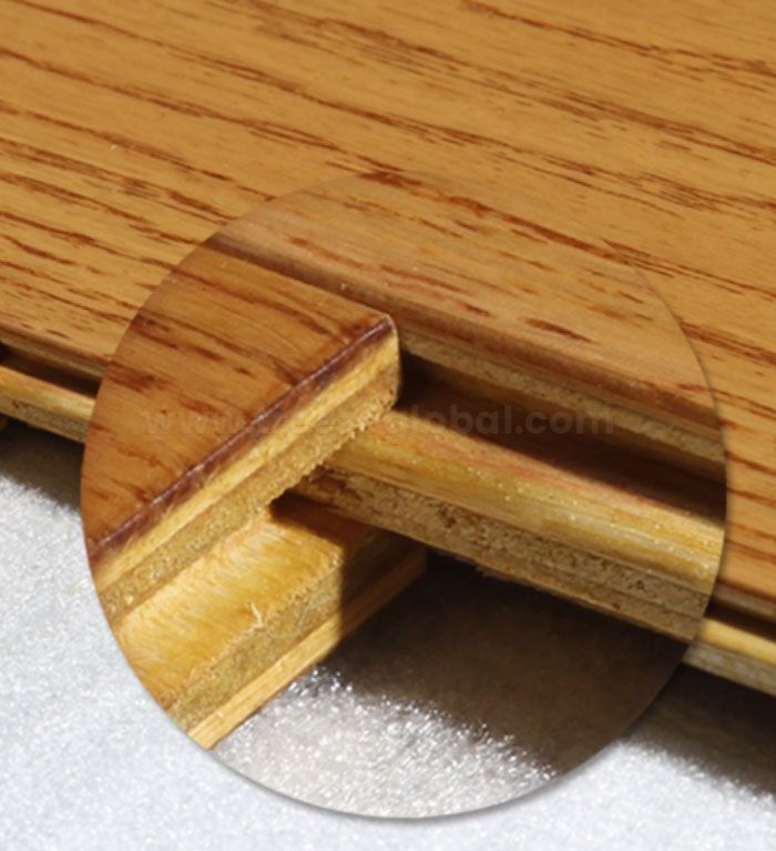 Multilayer American Oak Engineered Wood Flooring