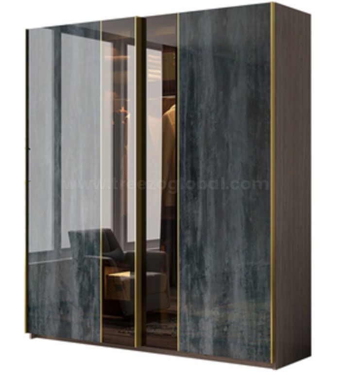 High Gloss Sliding Door Wardrobe